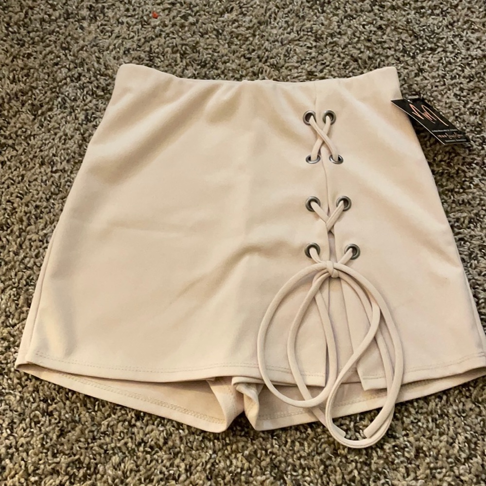 Tie Front Skort